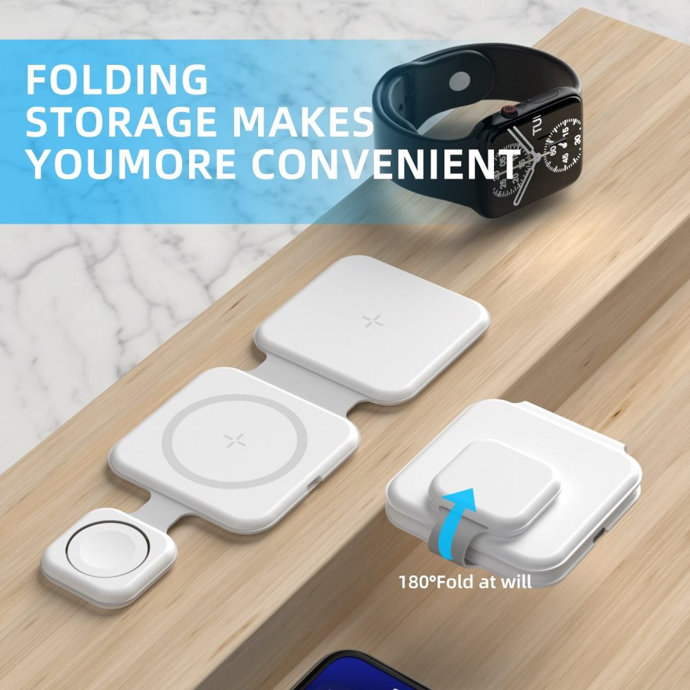 Foldable 3-in-1 Wireless Charger Foldable 3-in-1 Wireless Charger