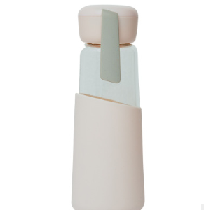 Glass Water Bottle with Silicone Sleeve