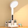 Rechargeable LED Desk Lamp with Clock Rechargeable LED Desk Lamp with Clock