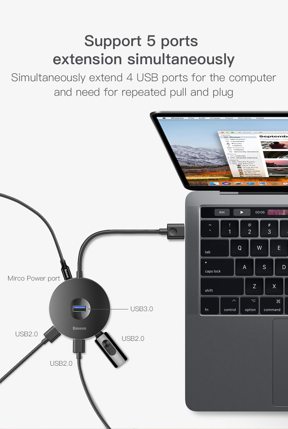 Slim USB Hub