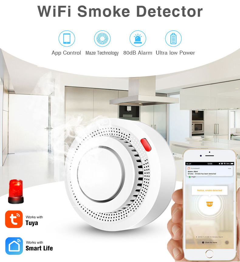 Wi-Fi Smoke Detector