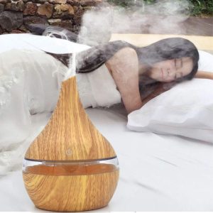 Wood-Grain LED Oil Diffuser Wood-Grain LED Oil Diffuser