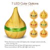 Wood-Grain LED Oil Diffuser